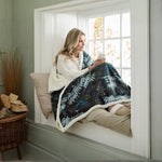 Peacocks Teal Heated Sherpa Throw – Soft Electric Blanket 140x180cm With 10 Heat Settings | 140cm x 180cm | Teal