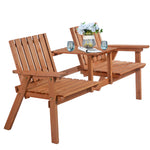 2-seater Garden Bench W/ Armrests