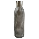 Artificial 100cm White Artificial Sunflower Arrangement Glass Vase