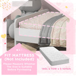 Unicorn-designed Toddler Bed Frame, For Ages 3-6 Years, 143 X 74 X 67cm - White | White