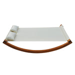 Garden Rocking Bed Sun Lounger Patio Hammock With Pillows