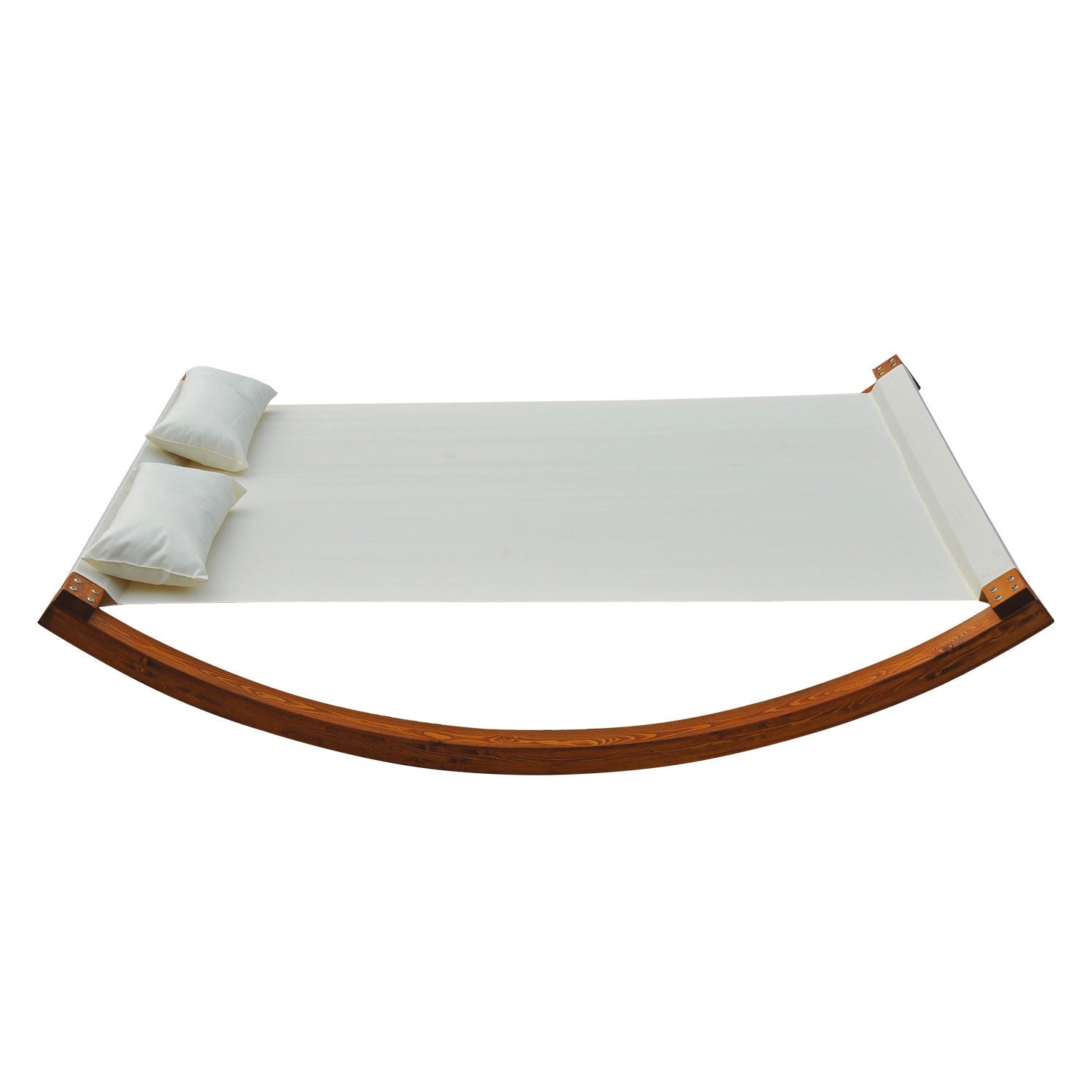 Garden Rocking Bed Sun Lounger Patio Hammock With Pillows