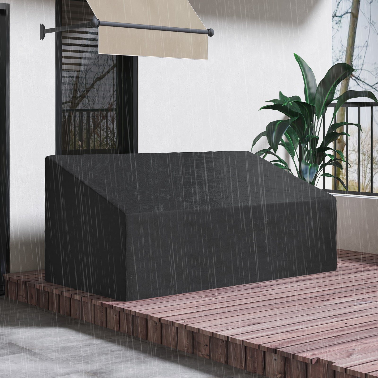 3 Seater Rain Cover Garden Sofa Chair Bench Protector