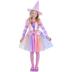 Pastel Rainbow Witch Costume | Age 7-9