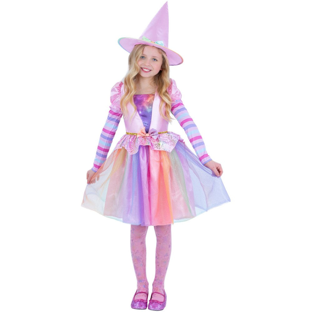 Pastel Rainbow Witch Costume | Age 7-9