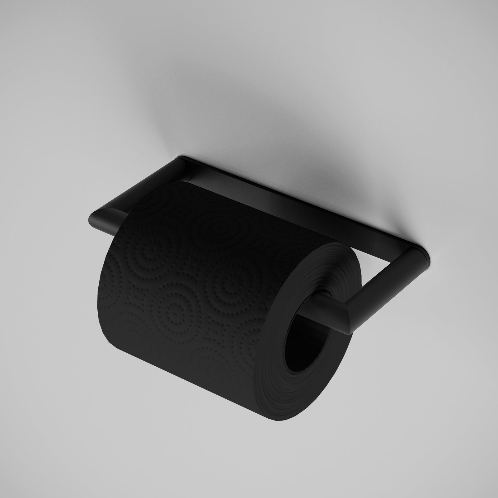 Toilet Paper Holder Without Cover Collection Micra | Black Finish