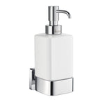 Porcelain 350ml Soap Dispenser /w Polished Chrome Wall Mount | Polished Chrome