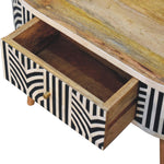 Solid Wood Edessa Bone Inlay Coffee Table