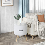 Side Coffee Table, Detachable Tray