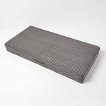 Quilted Polyester 2 Seater Orthopaedic Booster Cushion Cover | 50cm x 100cm | Grey