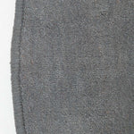 Hand Tufted Plain Cotton Large Round Rug | 70cm x 70cm | Grey
