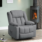 Sheridan Dual Motor Electric Riser Recliner With Massage And Heat | Grey