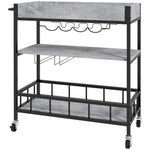 Kitchen Bar Cart Kitchen Island On Wheels With Wine Rack