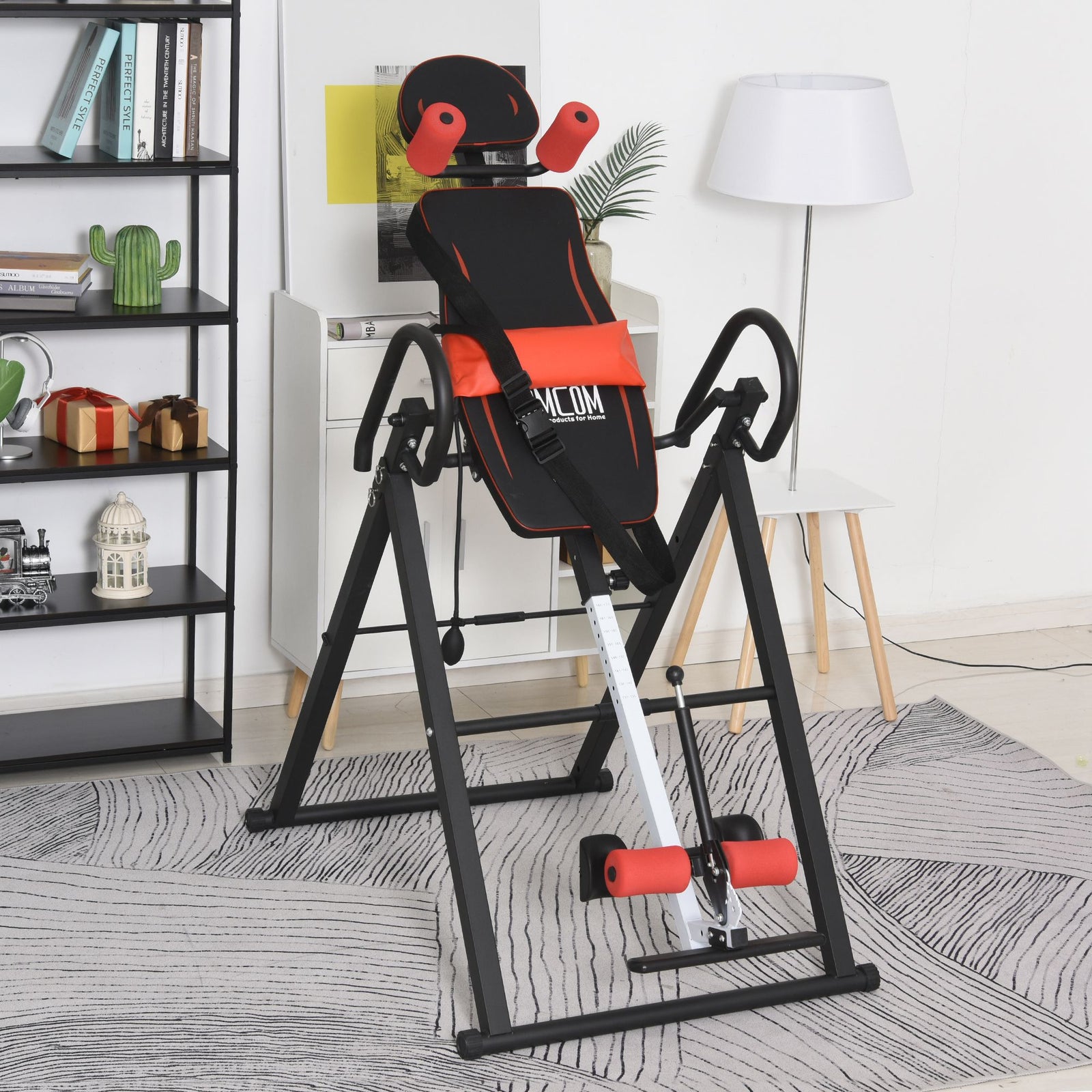 Gravity Inversion Table Safety Belt Back Stretcher Machine | Black