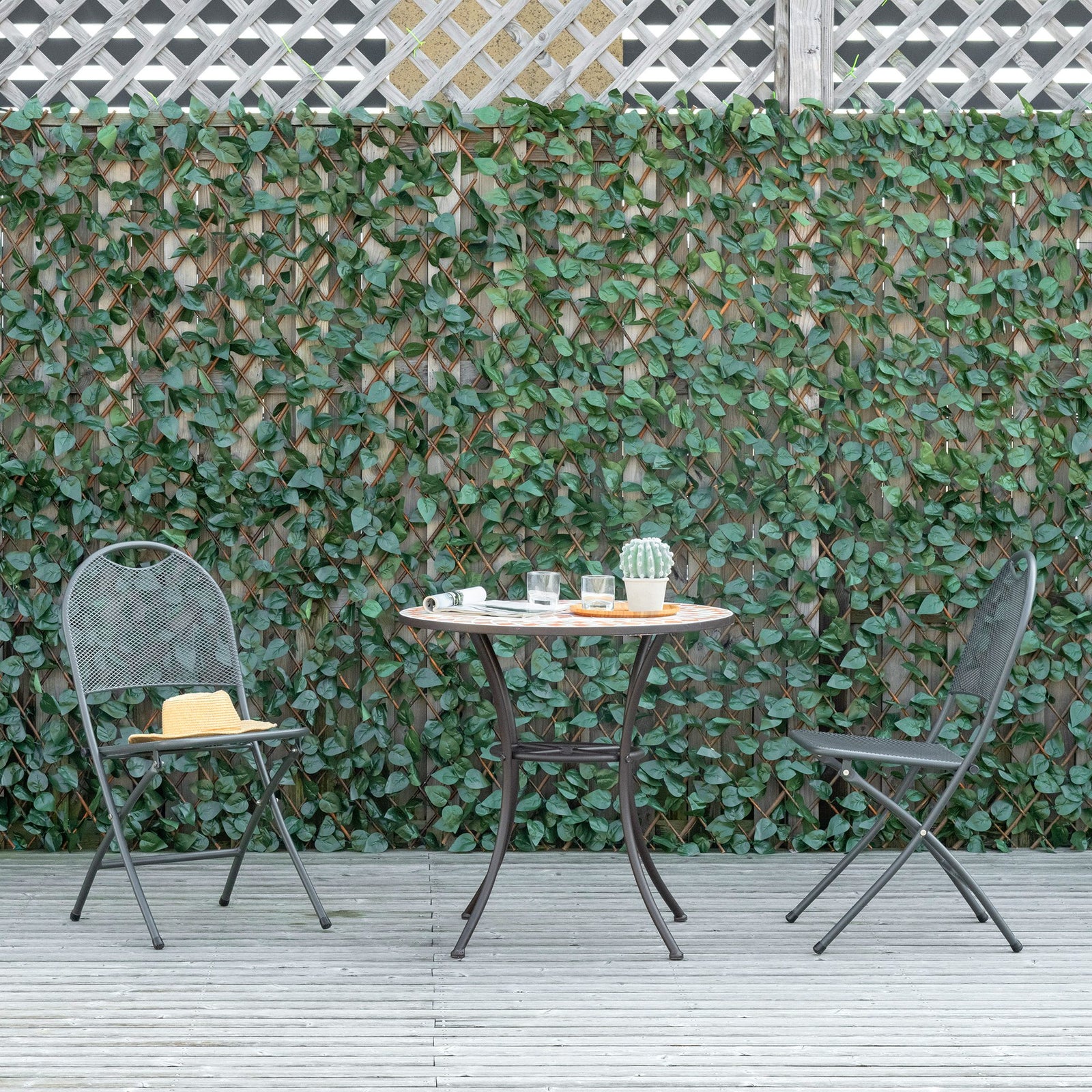 4pc Expandable Trellis Fence 2m X 1m
