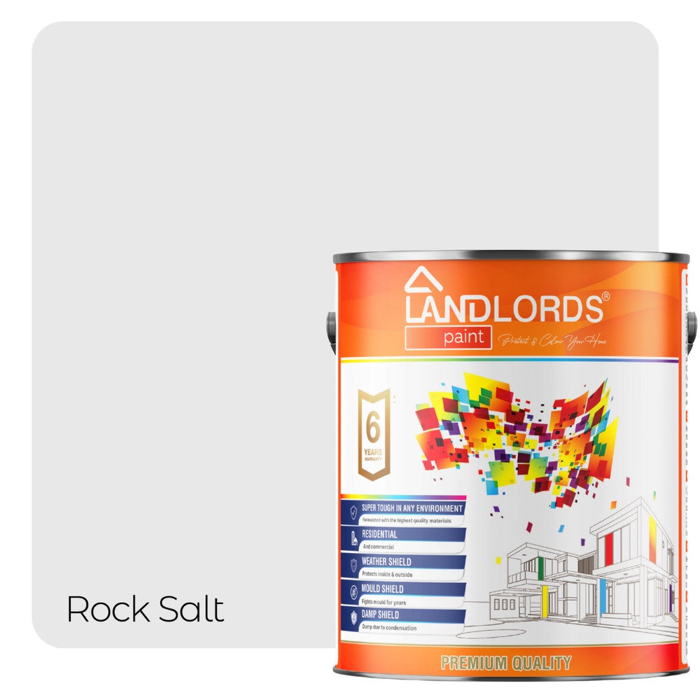 Anti-damp Paint - Damp Proof Protection For Interior Walls & Ceilings | 5l | Rock Salt