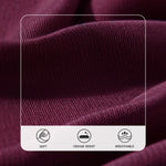 Elegant Cross Front Shawl Wrap | Wine