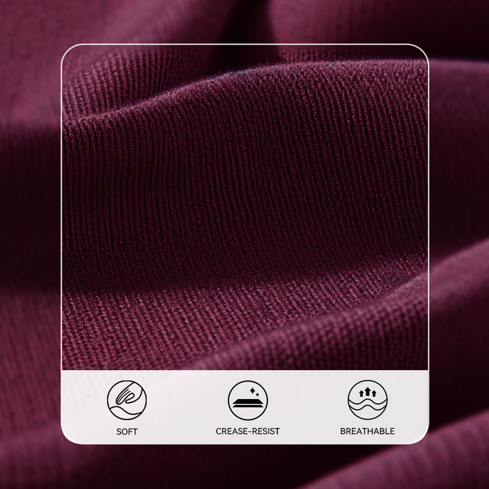 Elegant Cross Front Shawl Wrap | Wine