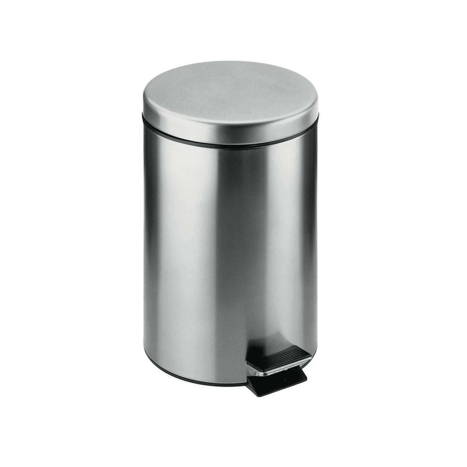 Bathroom Or Kitchen Bin 3l Silver Anti-corrosion Architect S+ Collection