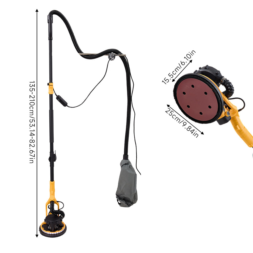 Electric Drywall Sander With Vacuum Dust Collection
