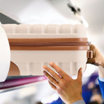 40x20x25cm Hard Case Cabin Suitcase Ryanair Free Approved Carry On | Cabin | Cream