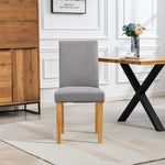 Almont Fabric Dining Chairs - Set Of 2 | Grey