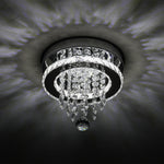 Modern Crystal Ceiling Light With Droplets