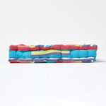 Cotton Striped Floor Cushion | 50cm x 50cm | Multi Colour