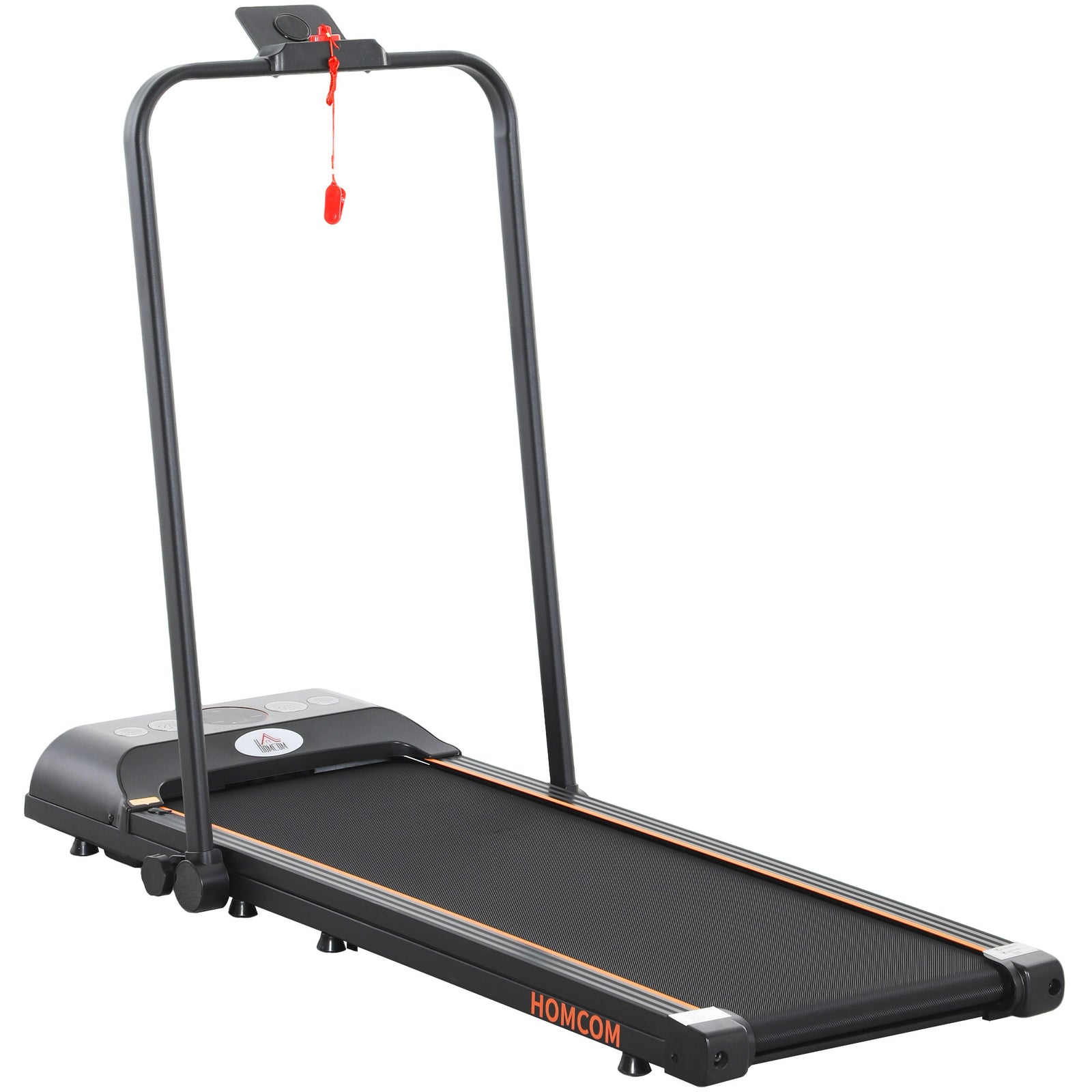 Foldable Walking Treadmill W/ Led Display | Orange