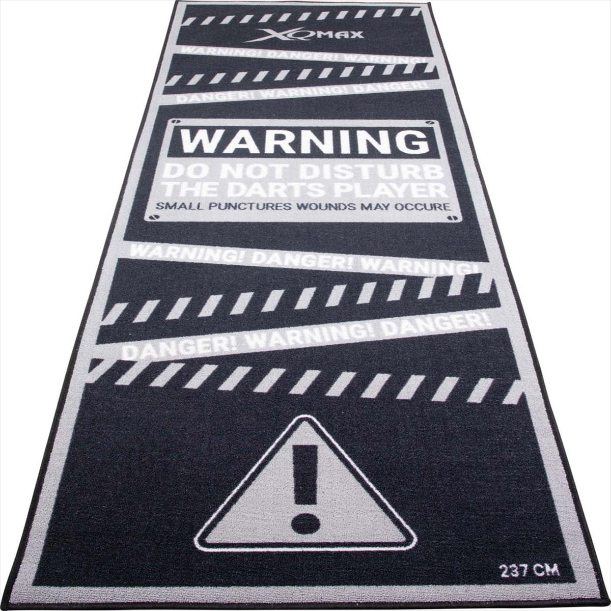 Darts Mat For Home Practice - Warning Do Not Disturb The Darts Player | One Size | Black