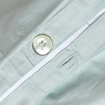 Organic Cotton Duvet Cover Set 400 Tc | Single | Duck Egg Blue