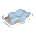 Lavio Contour Orthopedic Pillow Memory Foam Ergonomic Cervical Neck Pain Relief