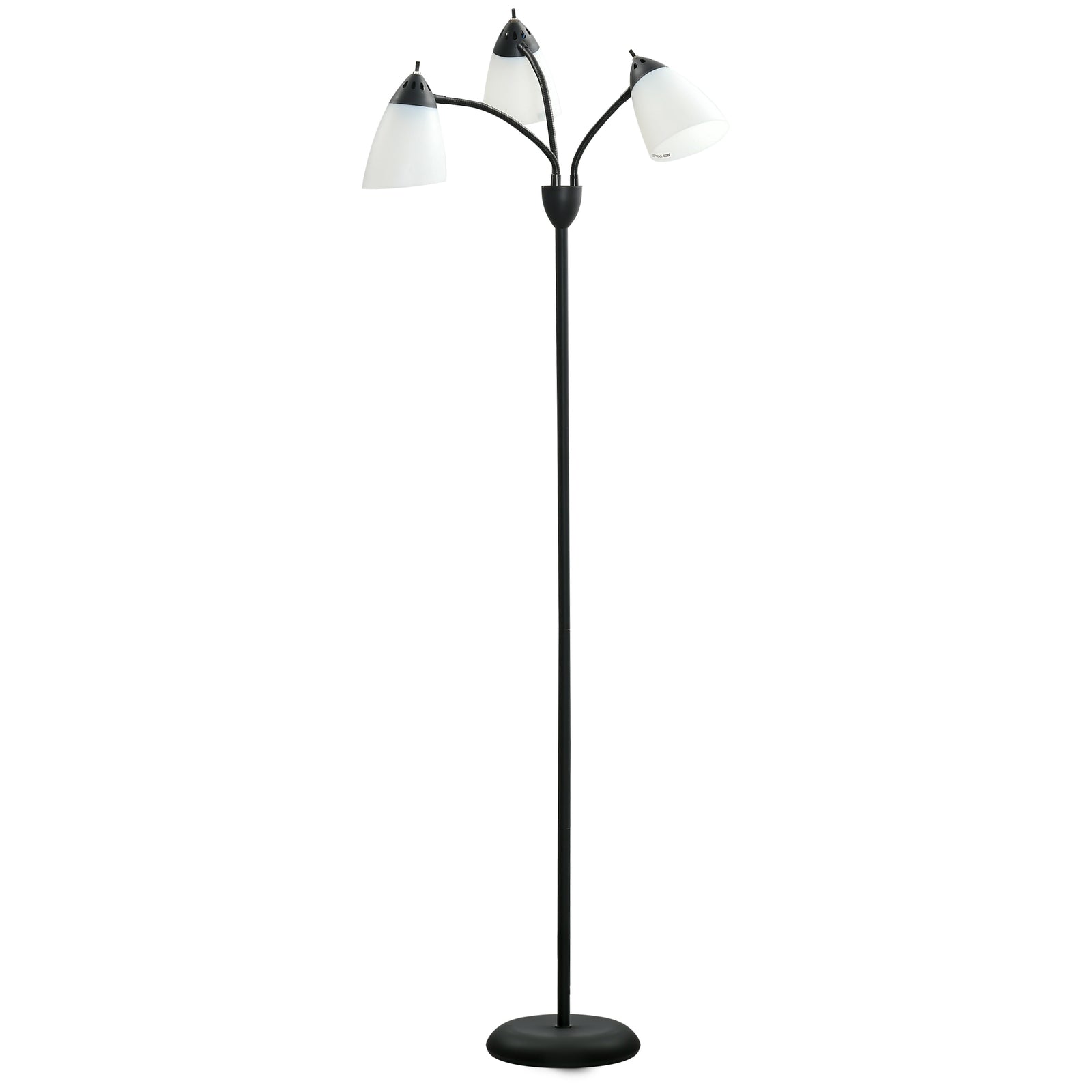 Tree Floor Lamp With 3 Adjustable Light Industrial