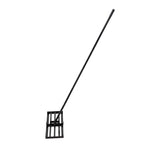 Garden Lawn Levelling Rake With Foldable Head & Detachable Handle | Large | Black