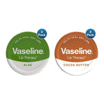 Vaseline Lip Therapy Aloe Vera Cocoa Butter Petroleum Jelly 8x20g Bundle