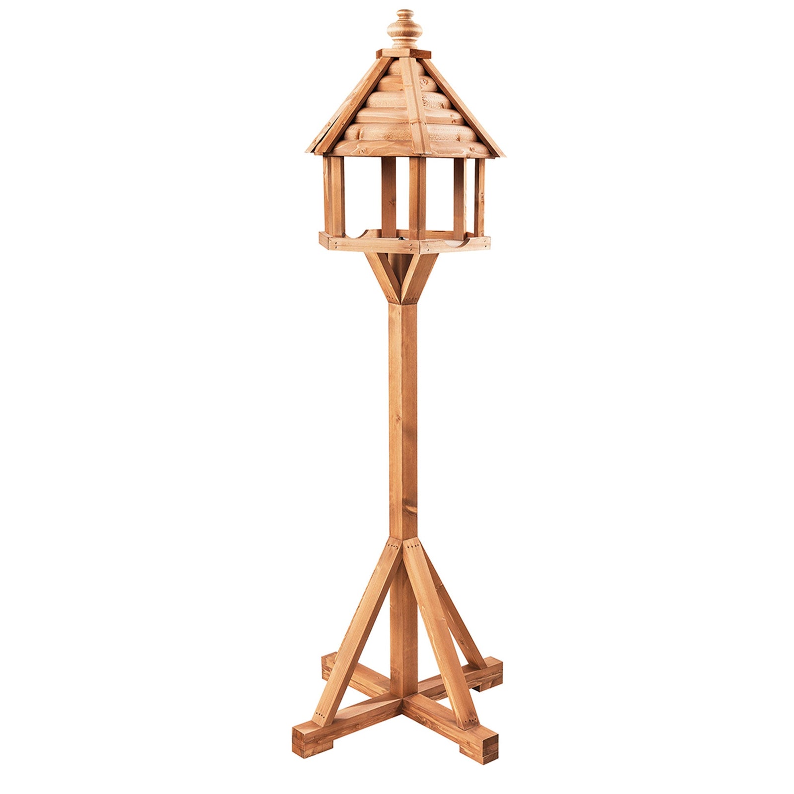 Rockingham Wooden Bird Table 155cm Fsc Softwood | Brown