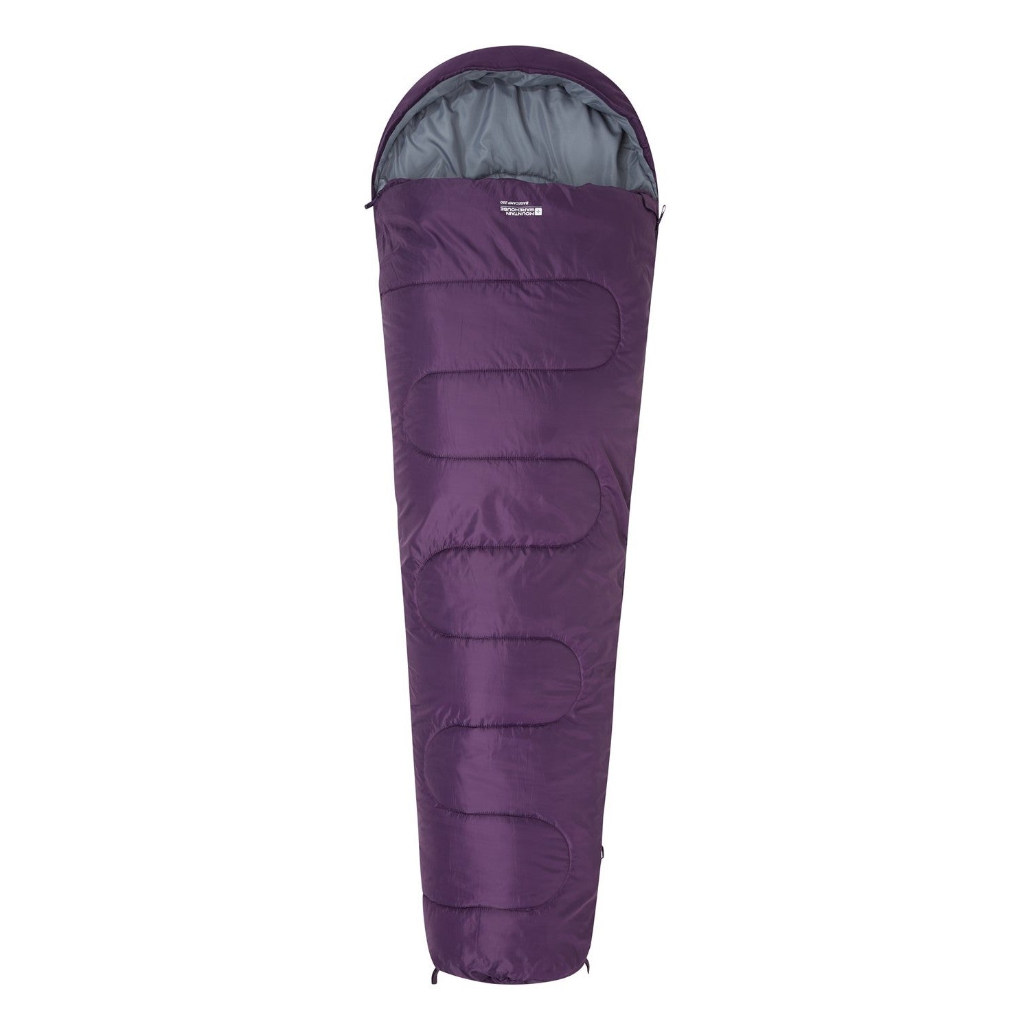 Unisex Adult Basecamp 250 Summer Mummy Sleeping Bag | One Size | Purple