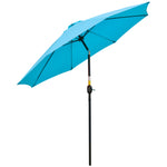 2.6m Parasol With Tilt And Crank | Blue