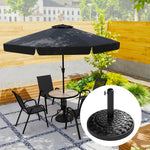 12kg Garden Parasol Base, Round Resin Garden Umbrella Base