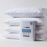 Terry Towelling Waterproof Pillow Protectors, Pack Of 4 | 48 x 74cm | White