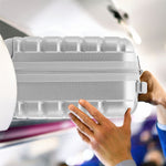 40x20x25cm Cabin Carry-on Suitcase - Lightweight, Durable, 4-wheel Luggage - 100+ Airlines Approved | Cabin | Silver