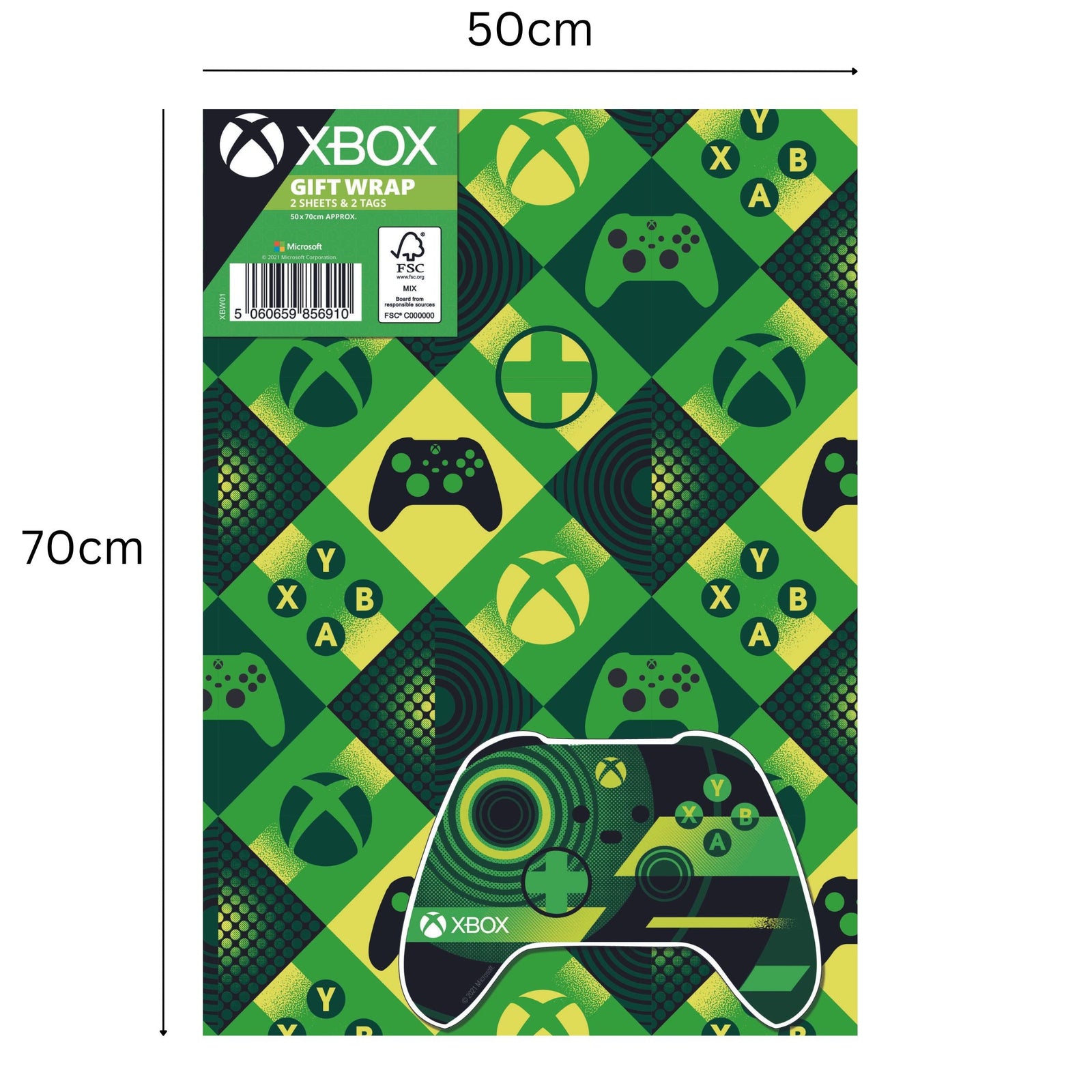 Wrapping Paper 2 Sheets & 2 Tags