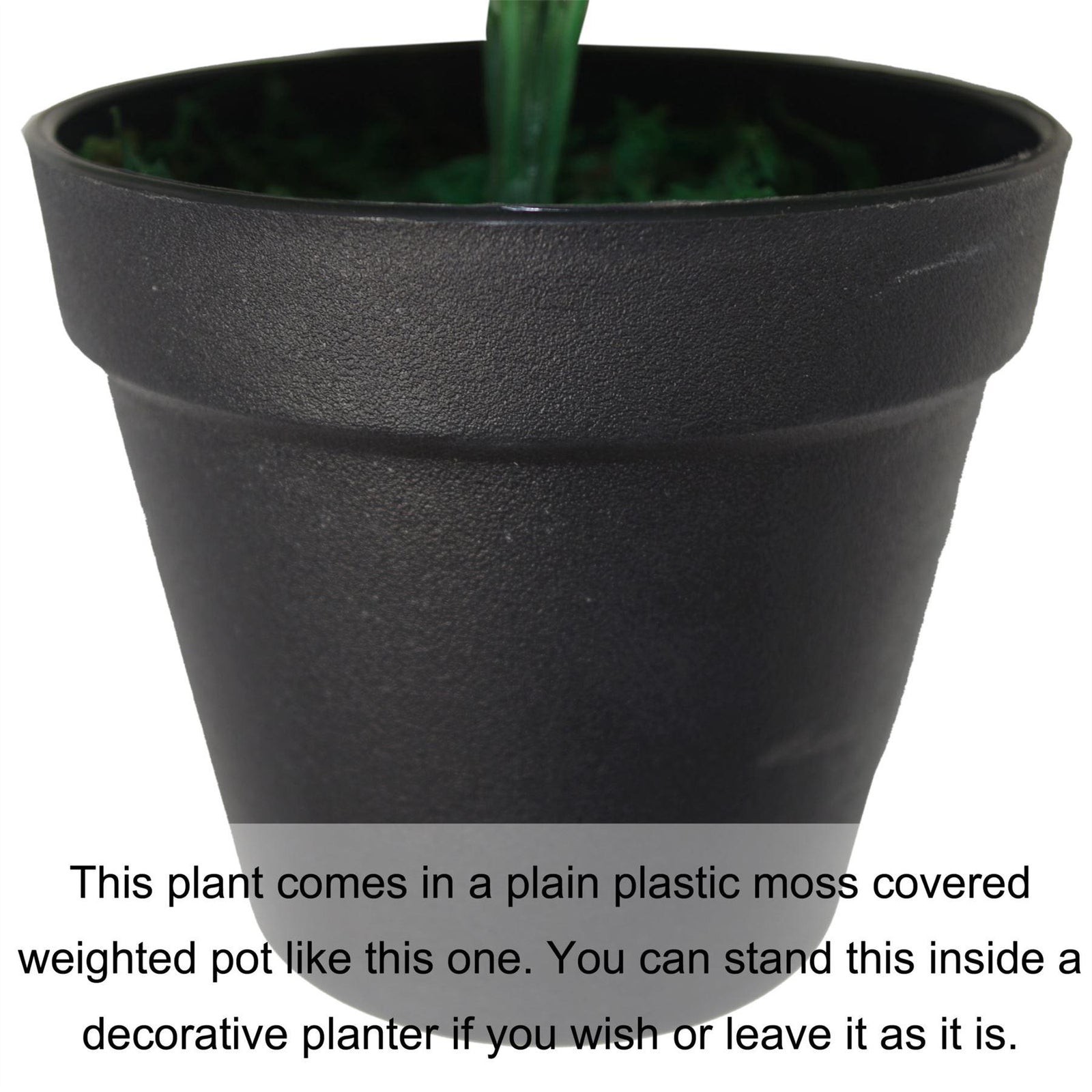 45cm Uk Realistic Large Artificial Foliage Plant With Pot