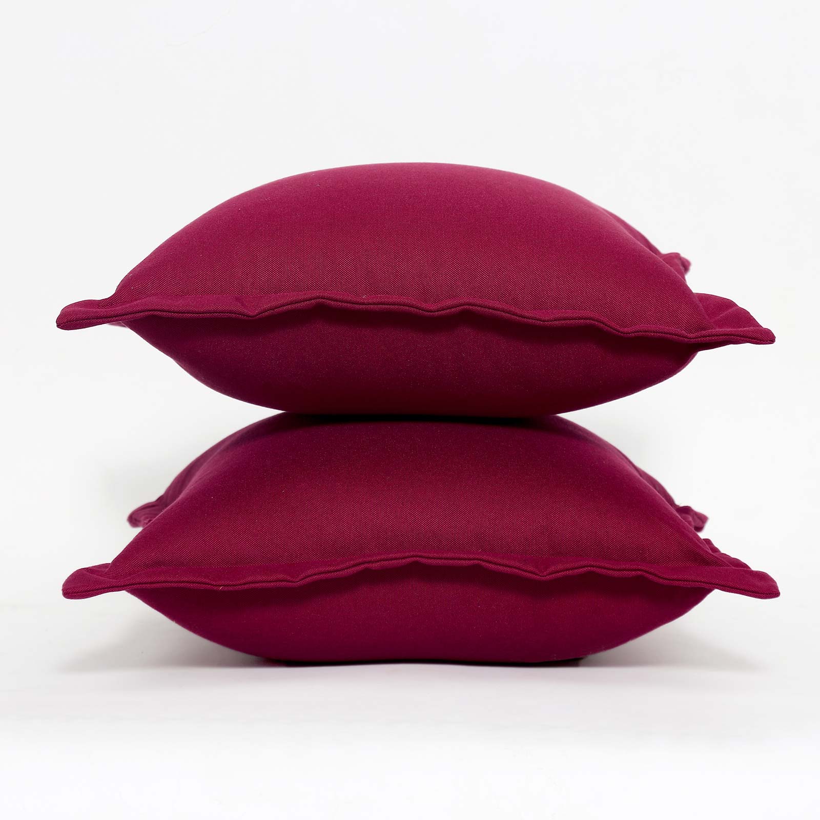 Plain Outdoor Cushion 45 X 45 Cm, Set Of 2 | 45cm x 45cm | Burgundy