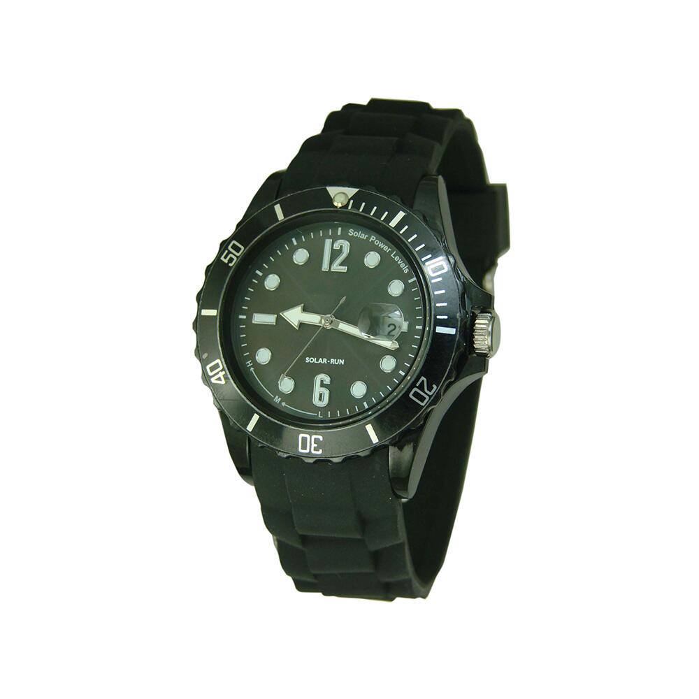 Solar Sports Watch, Pink, 30m Waterproof, Date