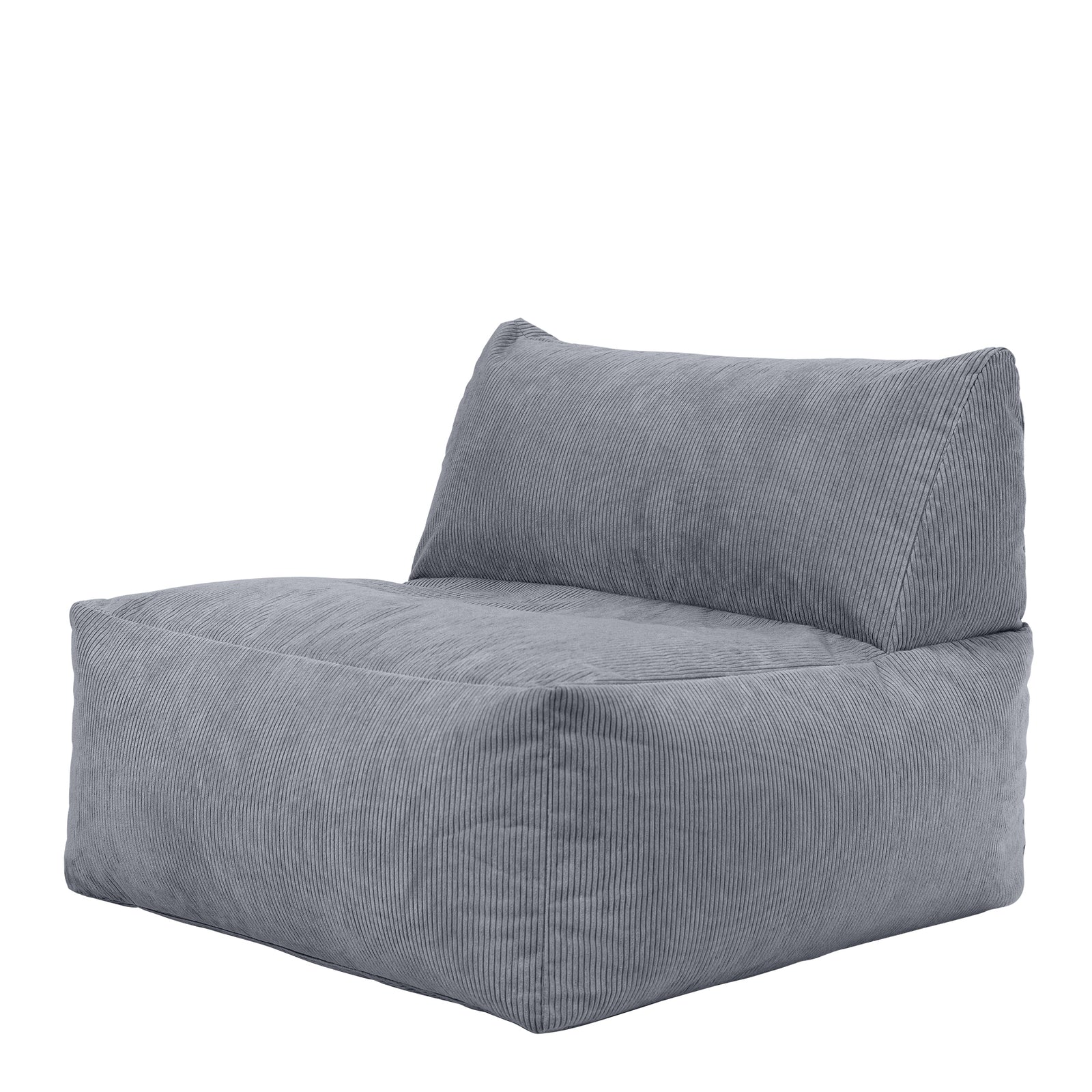 Tetra Cord Recliner Sofa Section | Charcoal