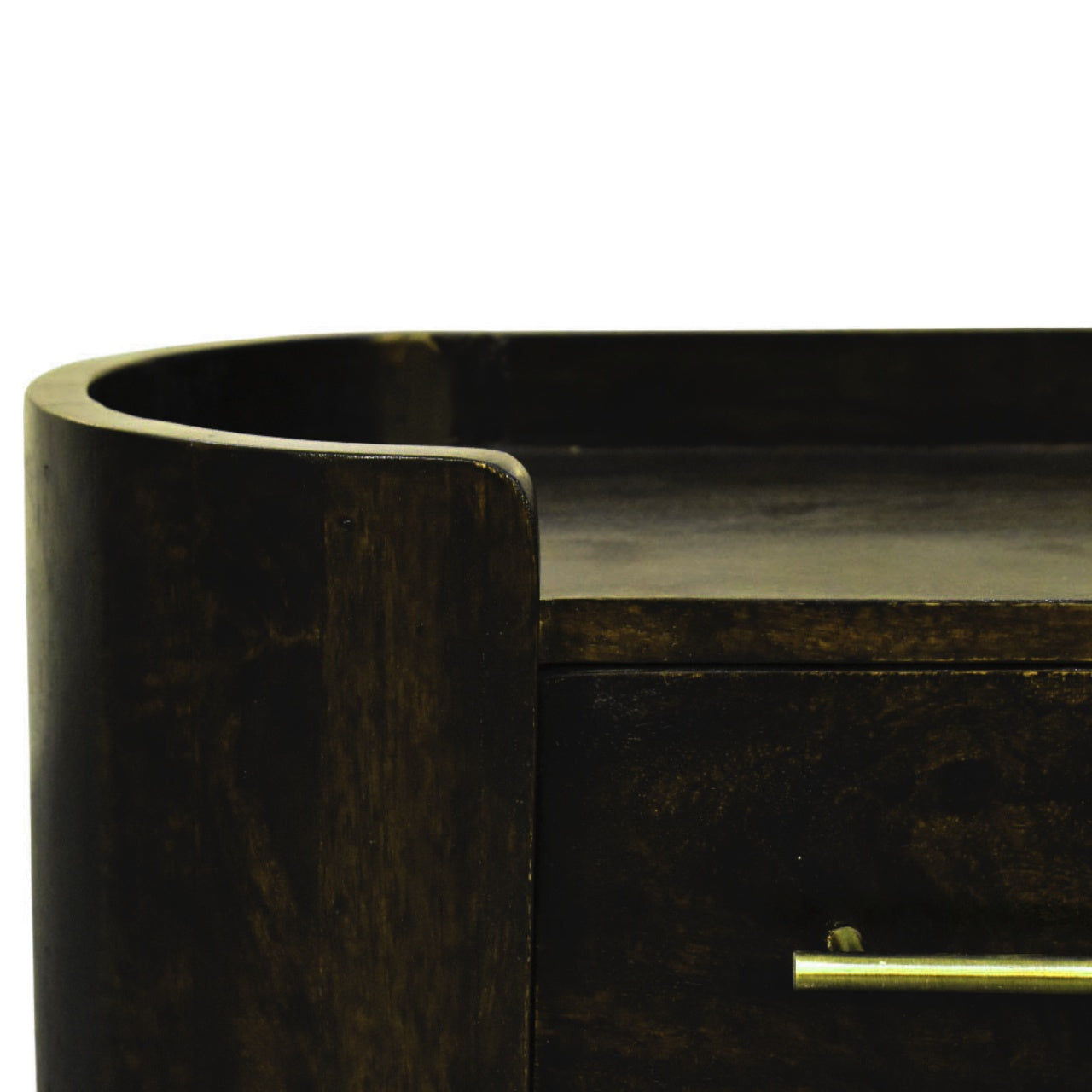 Valencia Wall-mounted Bedside, 1 Drawer, Dark Brown | Brown