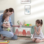 Toy Box, Kids Toy Chest With Lid, Safety Hinge | Green