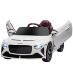 Bentley Bacalar Licensed 12v Kids Electric Ride-on W/ Remote | White