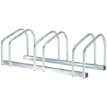 Bike Rack Floor Stand 3 Racks | Silver